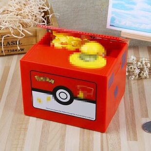 儿童电动恐龙存钱罐霸王龙偷钱怪兽头骨灯光音乐储蓄罐礼物