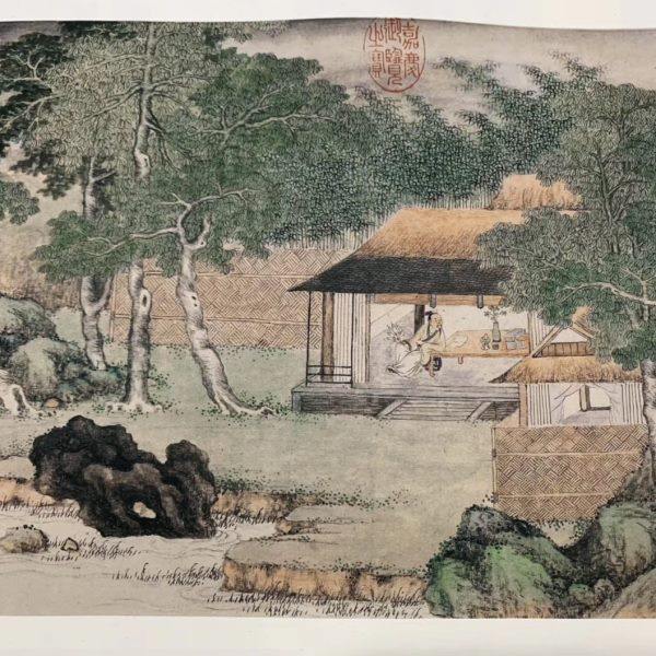 上睿 携琴访友图 清代名家 山水国画 墙面装饰 手卷装裱 微喷复制,家居饰品,国画,淘宝优惠券,粉丝福利购,淘宝优惠卷