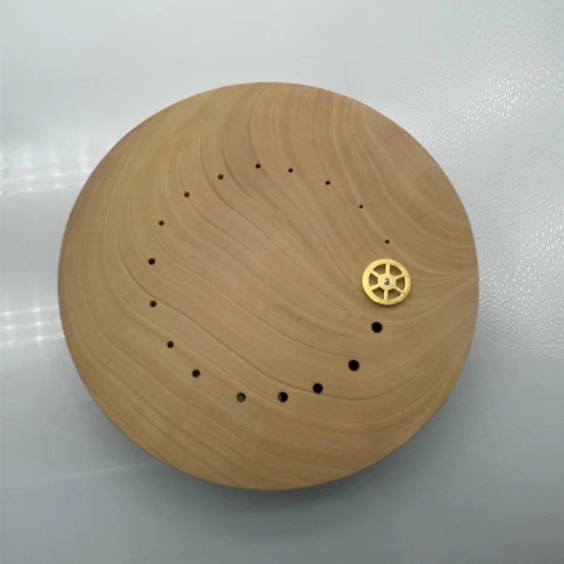 修表工具黄杨木表座摆轮表针轮系维修木垫机芯座表垫油笔木底座