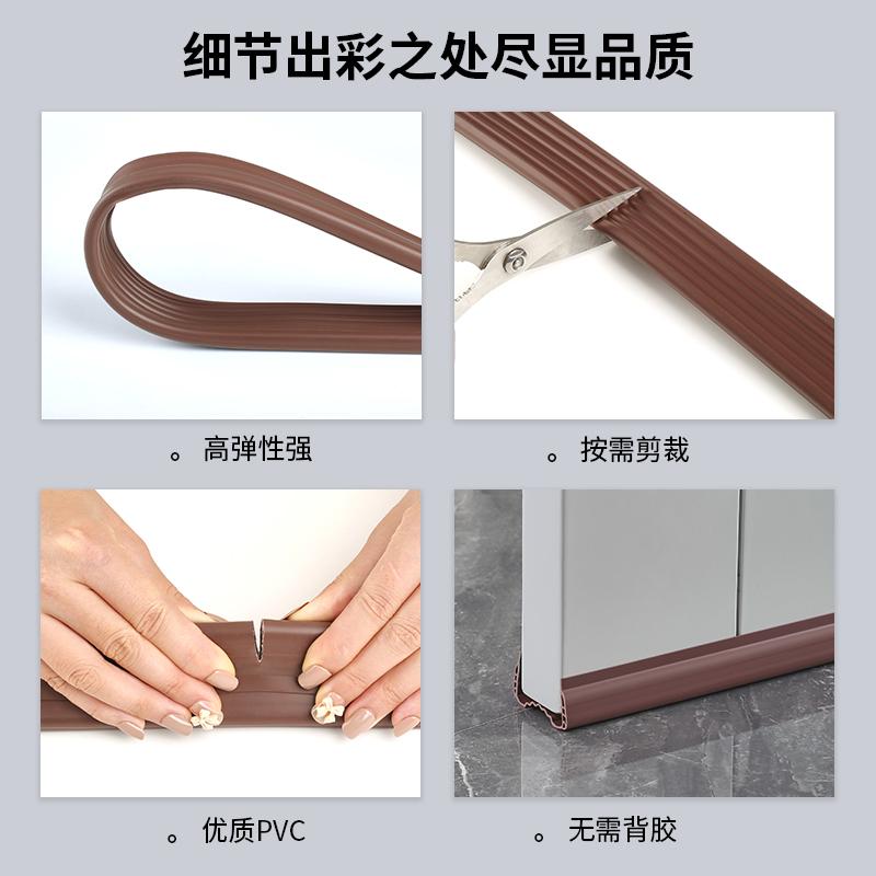 门缝门底密封条门底缝专用房门防风门贴J门底下缝隙挡条静音隔音