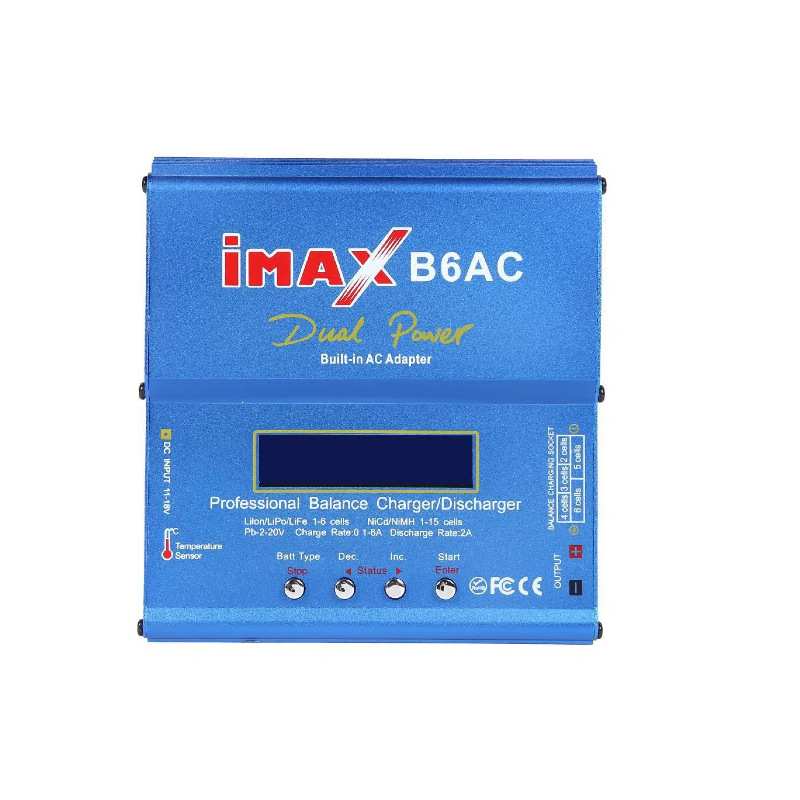 IMAXB6AC平衡充电器80W镍氢/镍镉电池组航模内置电源锂电池充电机