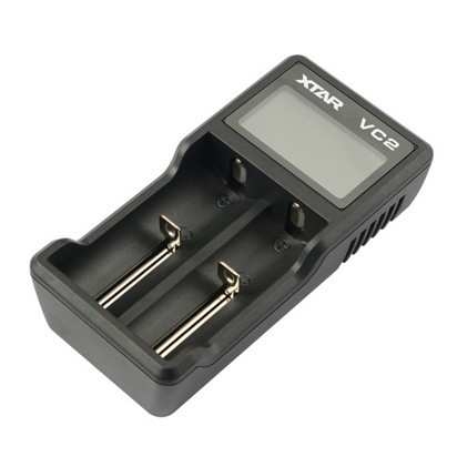 XTAR/爱克斯达 VC2 2槽智能液晶 镍氢/锂离子电池充电器
