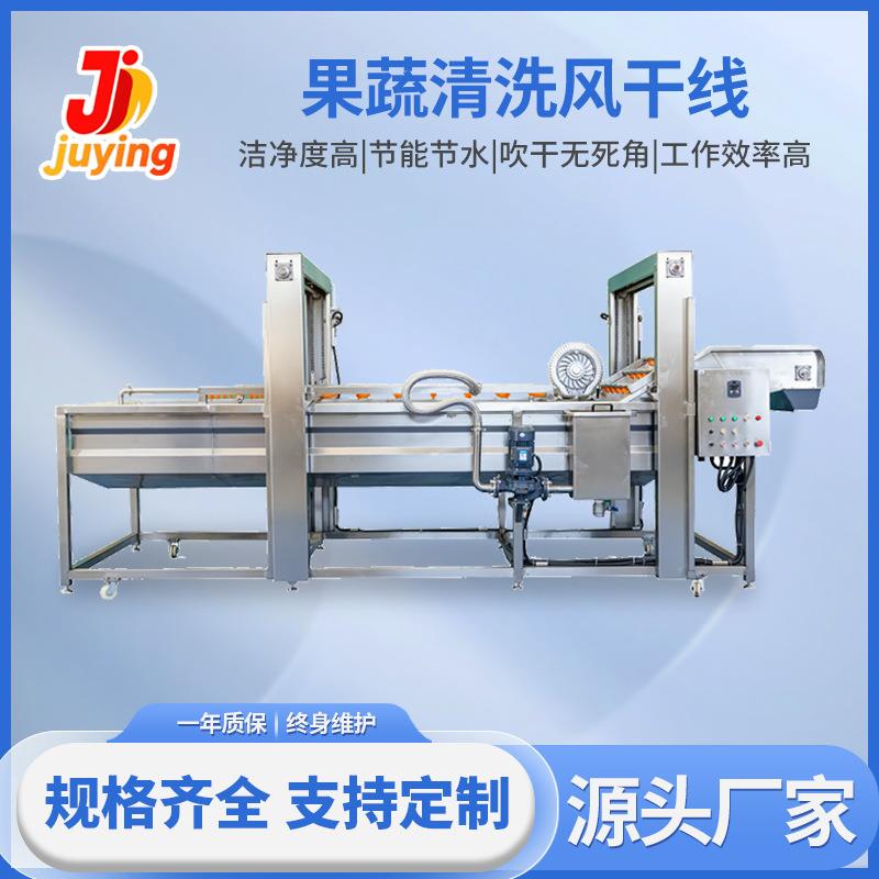 辣椒黄桃香菇海产品鼓泡清洗机气泡清洗机果蔬喷淋带提升洗果机