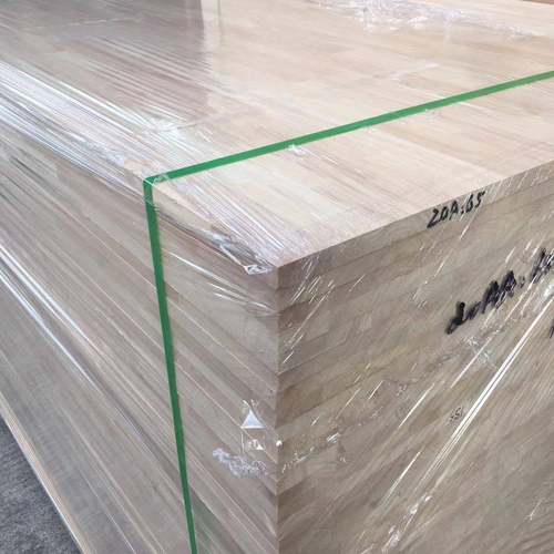 工木厂直供泰国橡胶木指接A板双MYV18mA面无结衣柜板EO级实木