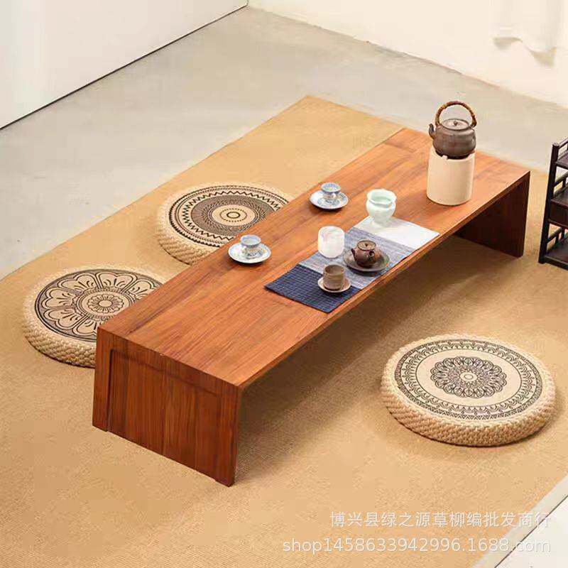草编蒲团坐垫榻榻米飘窗地板打坐禅修拜佛跪垫家用加厚圆形坐垫子