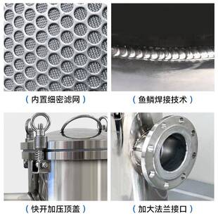 304不锈钢篮沙式滤器直通快CM开吊环毛发泥污水化式工液管道过平