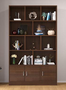 书架置物架落地简客易靠KJB墙储物柜子卧室简厅约现纳代书本收架