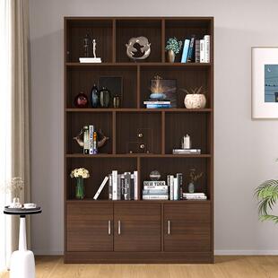 书架置物架落地简客易靠KJB墙储物柜子卧室简厅约现纳代书本收架