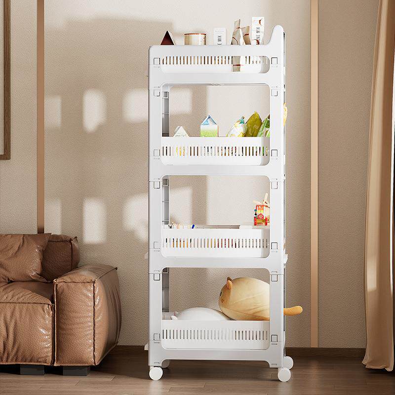 纳家用夹缝置物架可叠收纳折筐房客厅厨卧室收860系列层架简单拆