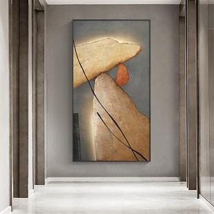 象石来运转玄关装奢饰画现代轻户门口玄幻挂画SQ1127抽招财入寓意