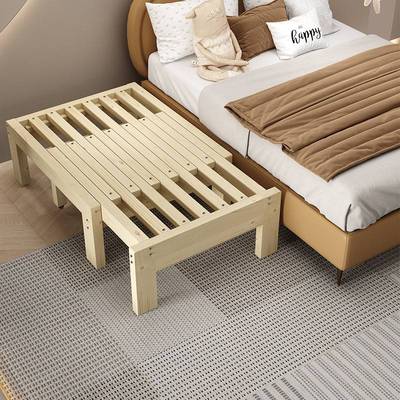 环保实木沙发床伸缩床抽拉床小户型客厅榻榻米简易推拉折叠拼接床