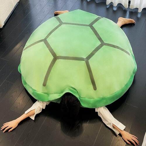 觉L-101148乌龟壳可洗可穿睡袋抱枕女生睡枕男生款靠玩偶衣服人穿