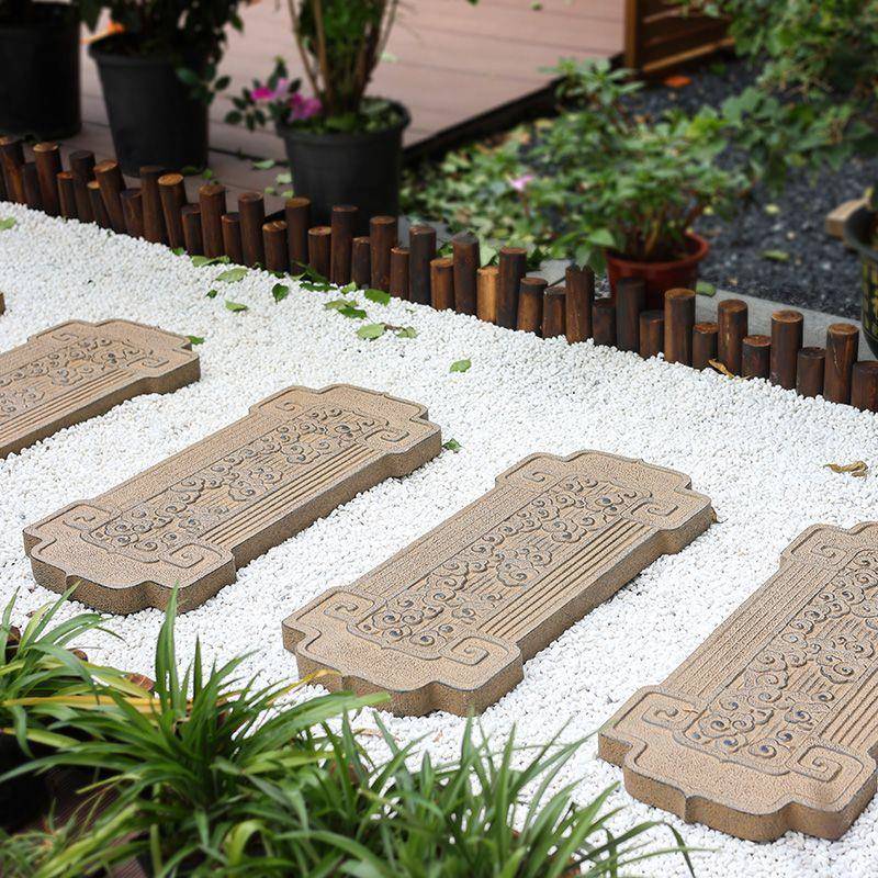 花园石踏步石防滑垫林脚庭院0929草地坪汀步石民宿园户外铺路砖布