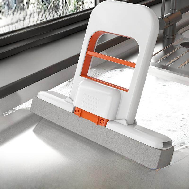 家用桌面干湿喷水迷你手持小拖把免手洗清理室内两用小型胶棉拖把