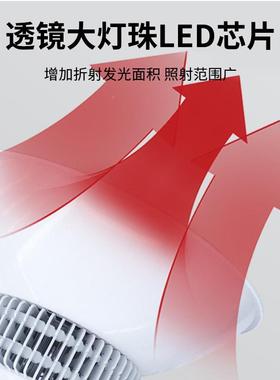 LED鳍片工大功率螺矿口工矿矿厂房吊灯KGK体育馆灯用白色LED鳍片