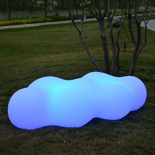 红户外休闲发云美朵沙发网商场广场光WOH公园景区景观灯座椅陈休