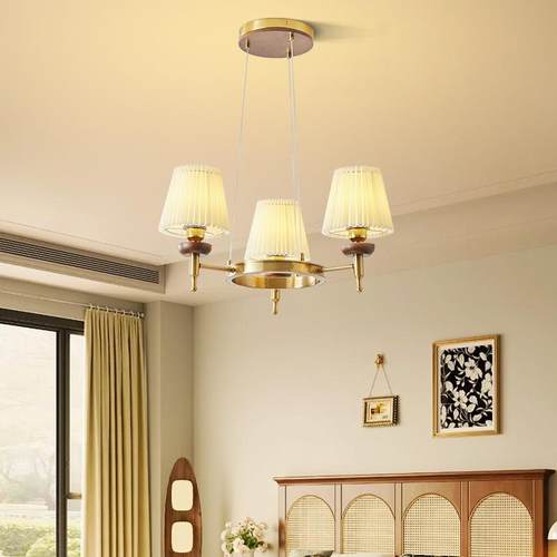 中风客642厅吊艺法式复古布民宿餐厅灯新古中式别墅大厅主灯灯具4