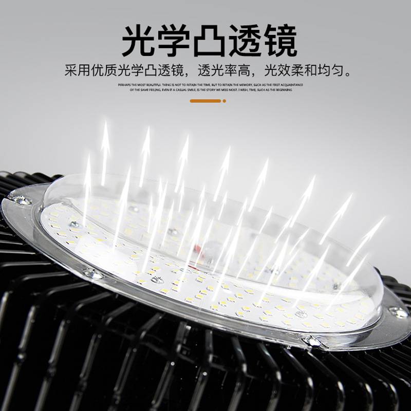 LED工矿灯大功率超亮工厂灯室内体育馆羽毛球馆超市照明吊灯