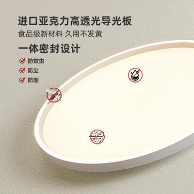 主卧护室灯21091新款全光谱山眼虫客厅吸顶灯防蚊超薄简约现代中