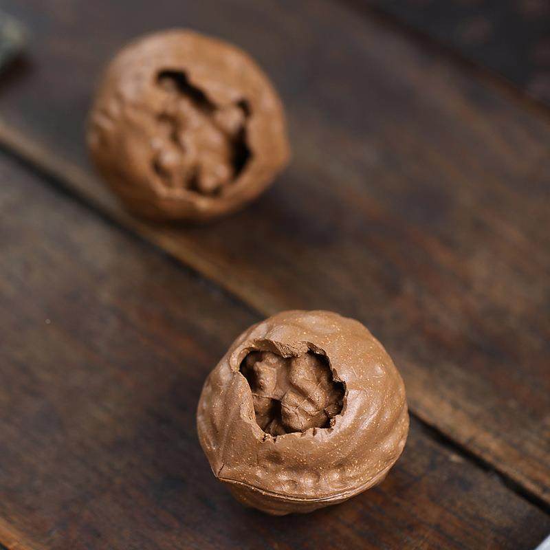 全手工宜兴紫砂核桃原茶矿老段茶桌摆件茶NZW玩办公室台手把玩把,餐饮具,茶宠摆件,淘宝优惠券,粉丝福利购,淘宝优惠卷