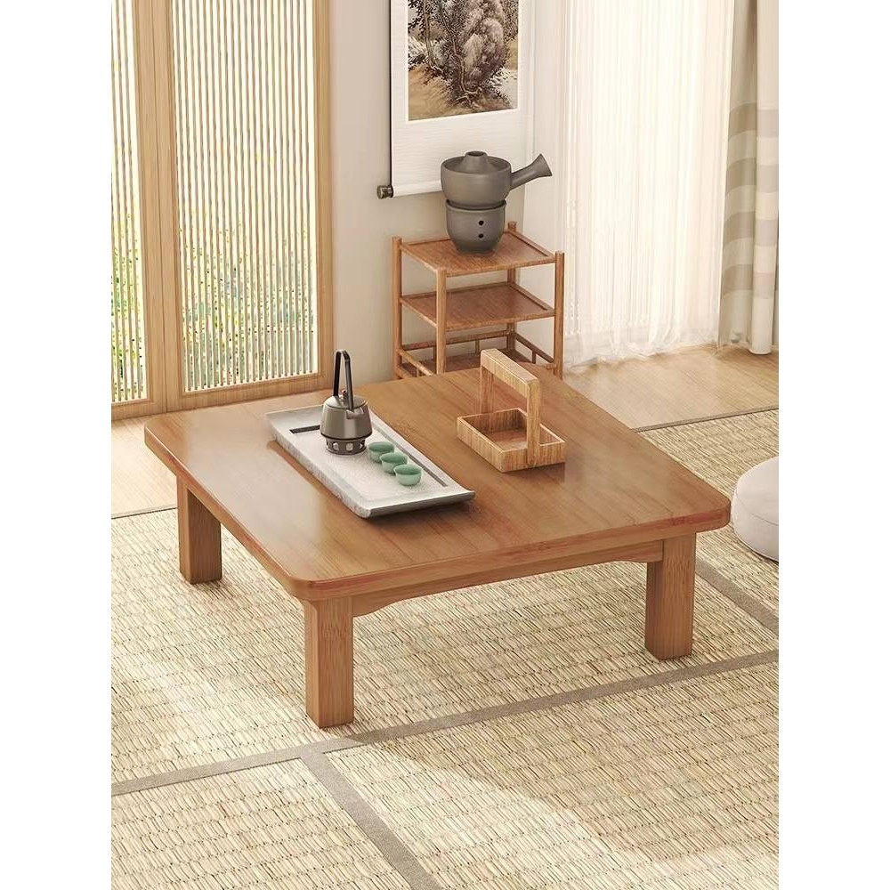 楠竹炕桌炕几方桌子正方形吃饭桌学习桌飘窗桌榻榻米地桌矮桌茶几