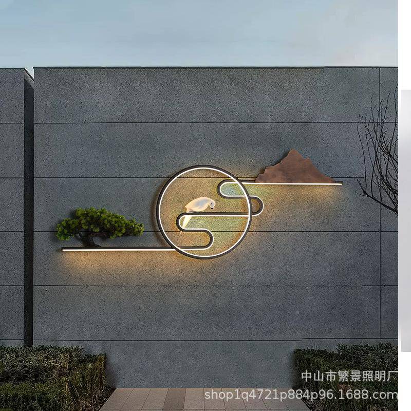 新中庭院户外庭院壁灯景观灯式墅室外花外墙别壁灯园装饰B1898氛