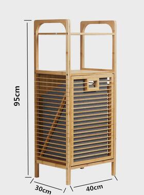 WOR脏轻奢浴室角架卫生间落地多功能置架衣服L-101870收纳筐物家