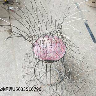 不锈钢编织兜网轮船港口灯具防护防坠网兜 柔性安全网动物笼舍网