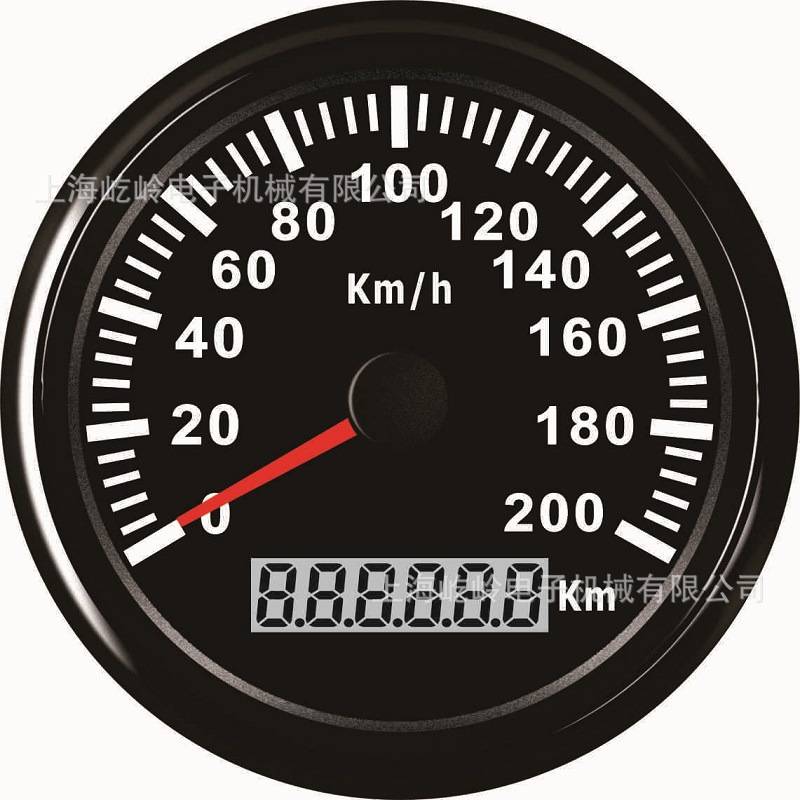 汽车改装仪表 120/200km/h 通用脉冲速度里程表时速表测速码表