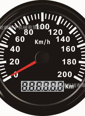 汽车改装仪表 120/200km/h 通用脉冲速度里程表时速表测速码表
