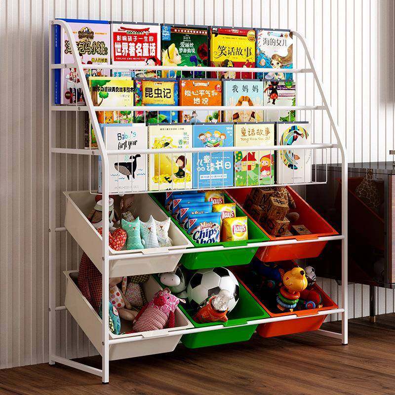 多层3485收纳落展地玩架客厅幼儿园具书本示书架现代简约儿童置物