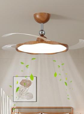 现代527简约隐形电扇吊灯2025款吊吸顶新扇灯家室用客厅餐厅卧风