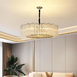 新轻奢水性晶吊灯大气客厅款 餐厅 红个现网代简约浪漫卧室法374式