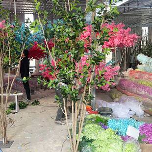 仿真东青树商场别墅观赏仿真桂花树游乐园布置装饰假树人造桂花树