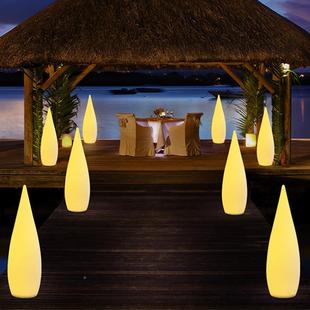 饰 0宿酒广店场动花园活庭院装 户外泳灯池景观阳台落地灯民CH JGD