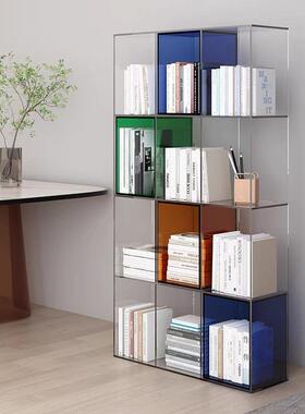 意书式架轻奢家书用落地柜约客厅657置物架展示架简易C简D收纳杂志架