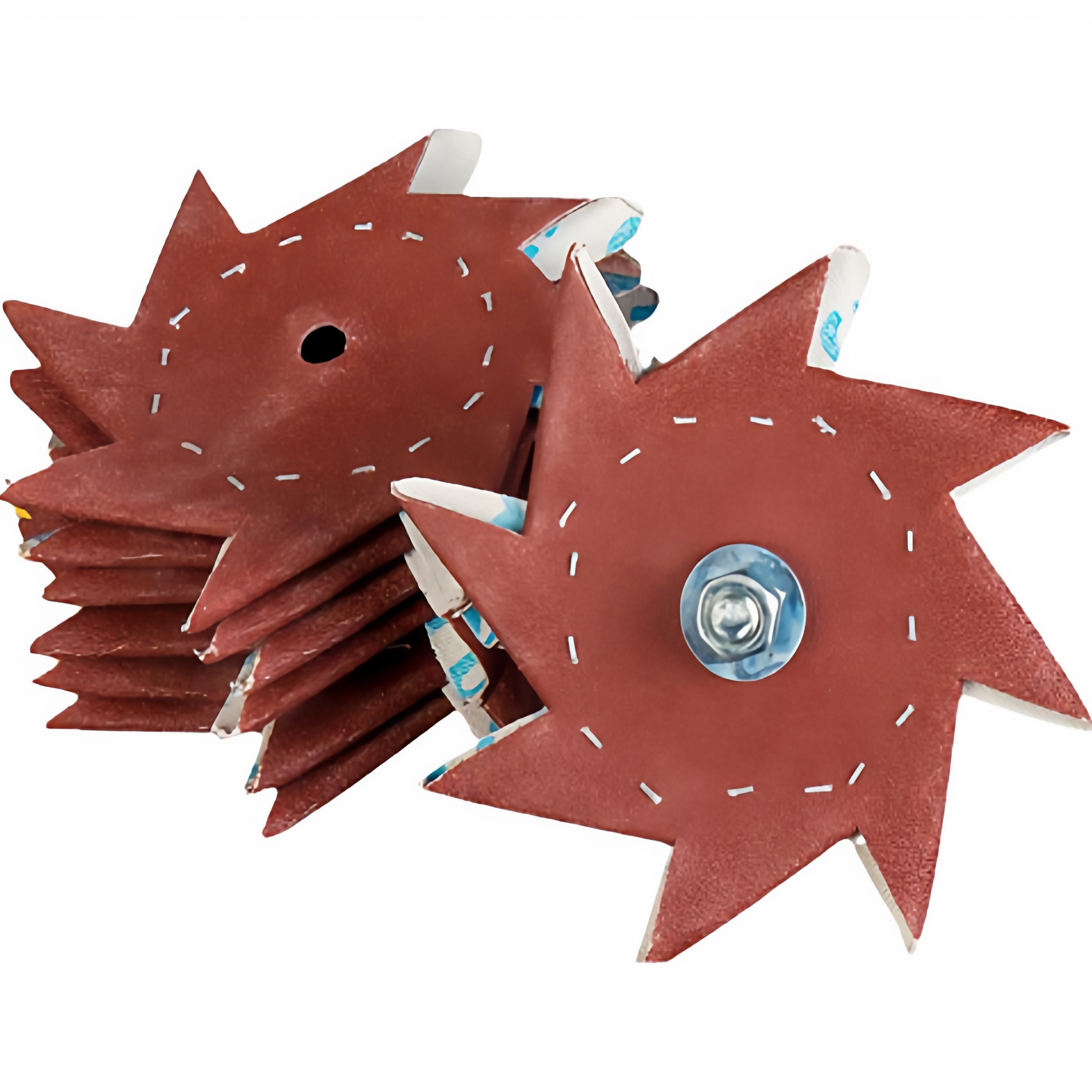 八角砂纸加硬加厚带垫片