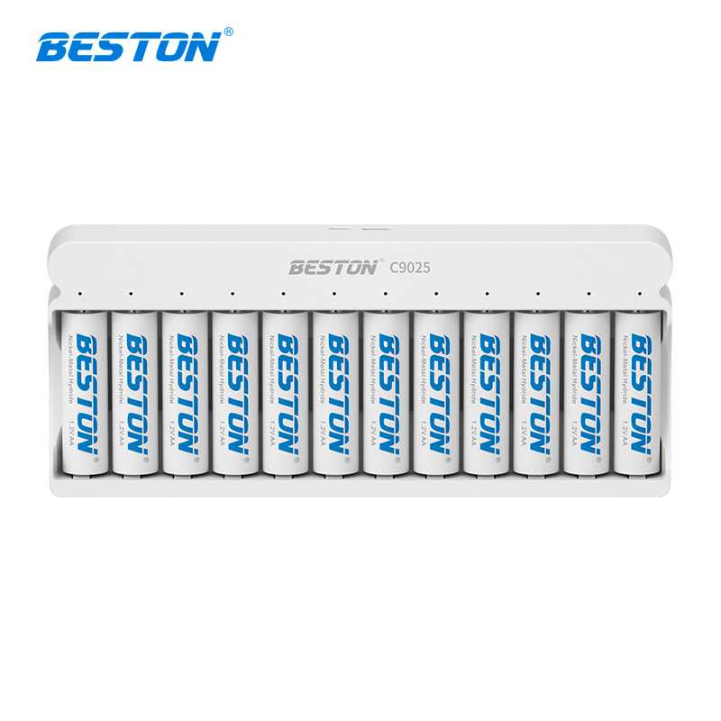 beston佰仕通 12槽1.2V镍氢大容量电池款 C9025智能快充充电器