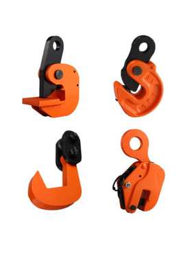 L型钢板起重钳模锻翻转横竖吊单板吊1T5T8TDFM钢板吊钩夹钳吊具