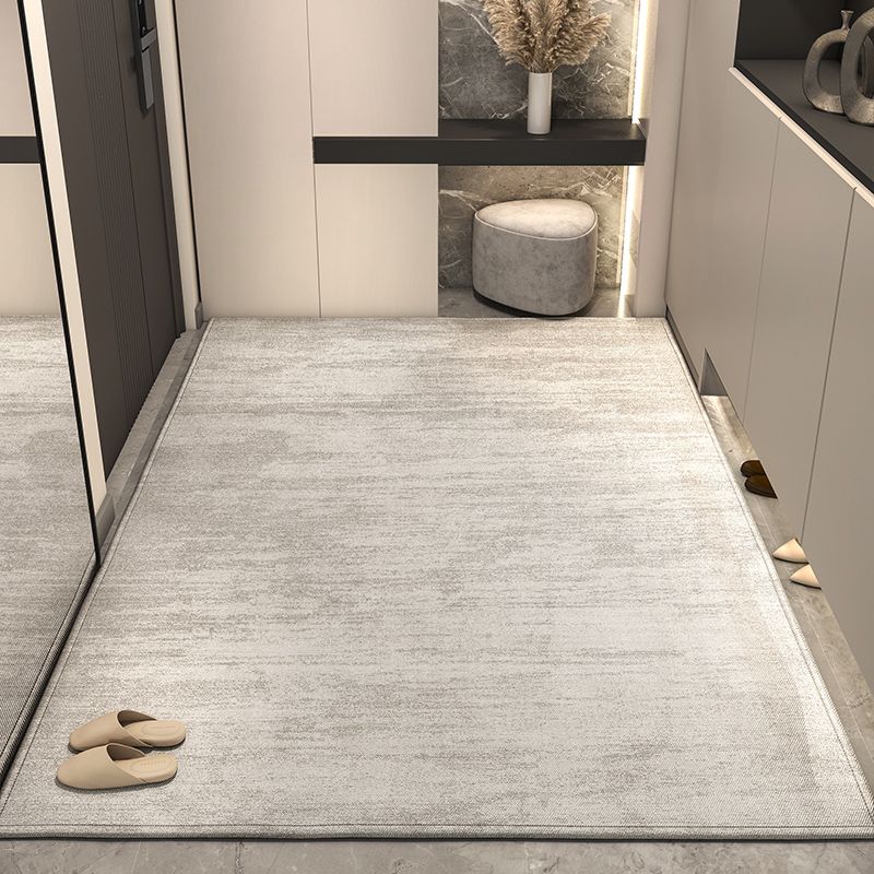 现代简约风地垫门口地毯门口垫可擦免洗进门玄关地垫Y入户地毯定