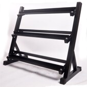 三层哑铃架家用包胶PU哑铃存放存放架私教健身房储物架