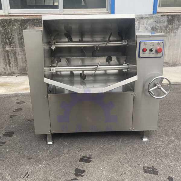 多功能拌馅设备 自动侧翻双绞笼鱼肉饺子拌馅机 火锅丸子搅拌机