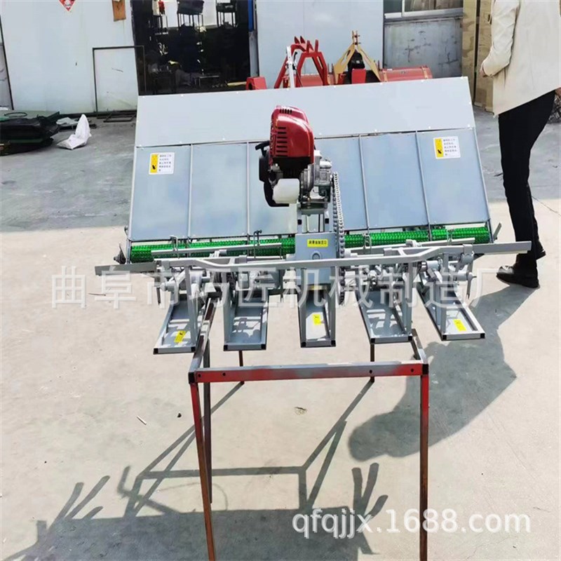 水田自动c栽苗机6行水稻插秧机秧苗种植机手扶式四行插禾机