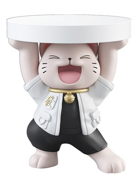 多功能大型落地发财猫卡通摆件客厅玻璃钢装饰品小茶几卧室床头柜