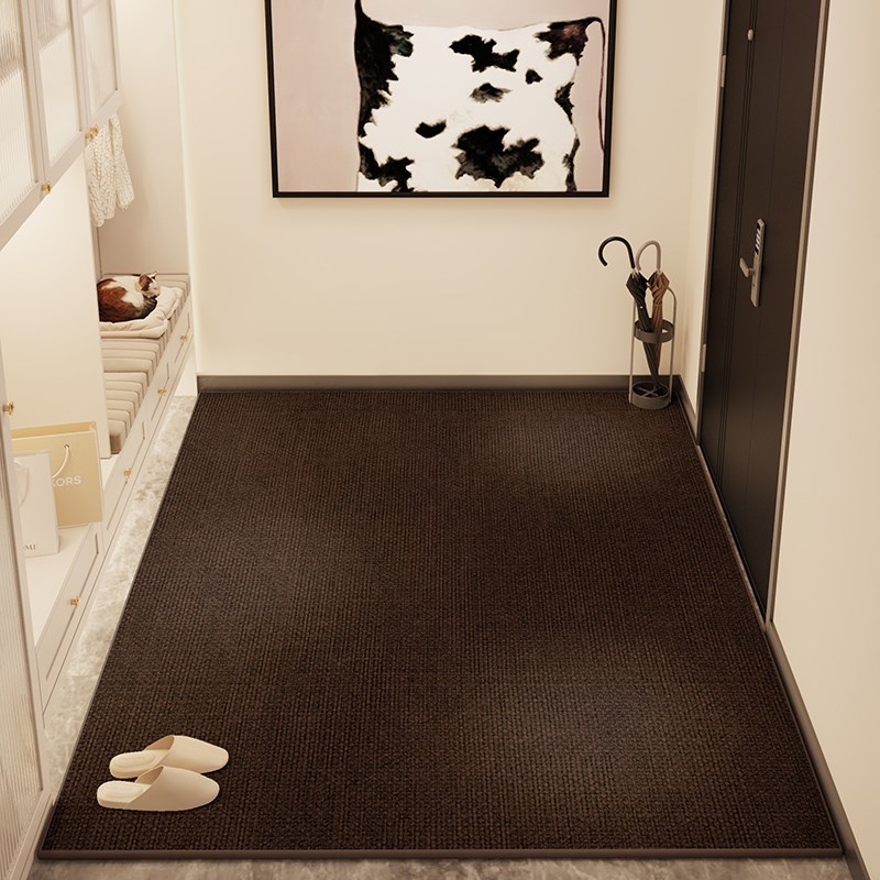奶油风入户门地垫法式客厅地毯门口脚垫门垫进门家用玄关耐脏定制