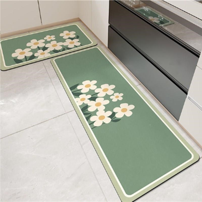 现厨代简房约长条1cu19OPY吸水吸油硅泥地垫餐厅防藻滑脚垫家用地