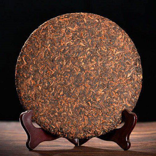 易武古树茶勐海宫廷普洱 云南七子饼357g熟茶饼益诚X茶庄包邮推荐