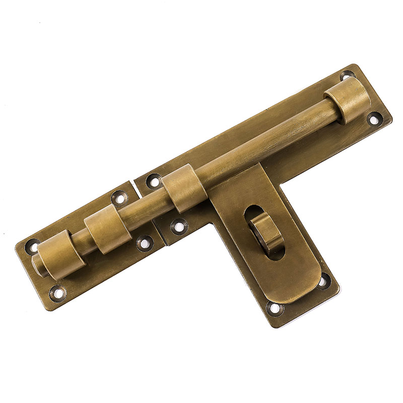 纯铜中式仿古门栓门扣明装插销门闩门销子老式木门锁锁扣庭院插销