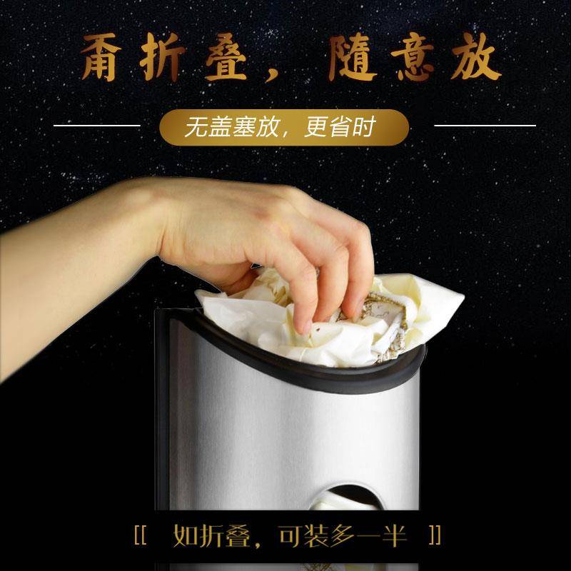 垃圾袋收纳放塑料袋收纳盒壁挂式装厨房方便大空量抽取整包邮