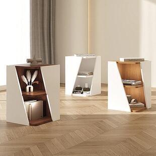 合角柜转角玄关置书柜书架拐角墙角柜物架角DFS落创意三角柜弧形